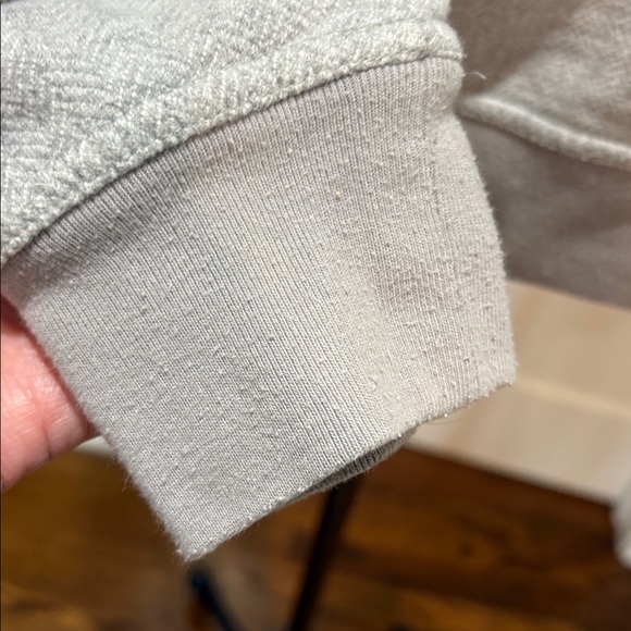 Banana Republic sz M grey zip up cotton jacket - Picture 5 of 8